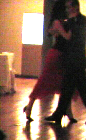 Bailarines del tango